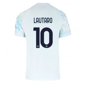 Inter Milan Lautaro Martinez #10 Gostujuci Dres 2025-26 Kratak Rukavima